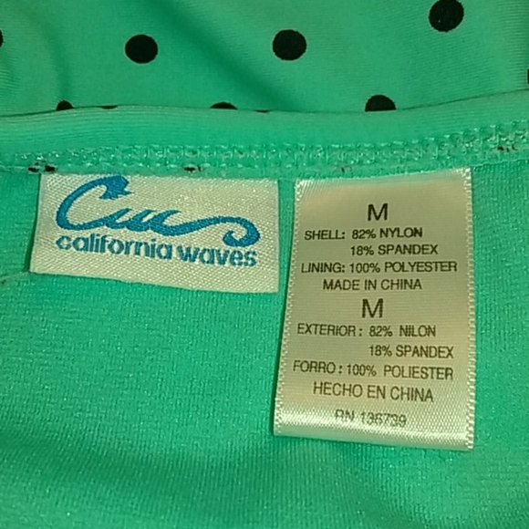 * 4/$25 California Waves women's swim bikini size med - Picture 3 of 3